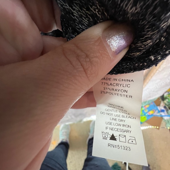 NAVY BLUE HEATHERED LIGHT TWO BY VINCE CAMUTO M MEDIUM BLAZER JACKET SWEATER EUC - Picture 7 of 15